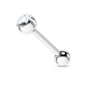Kielikoru, Barbell 1,6mm Kristalli (kirkas)
