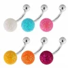Kirurginteräksinen glitternapakoru | Basic Double Glitter Ball