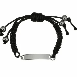 Kirurginteräksinen rannekoru, Relaxed Black Bracelet
