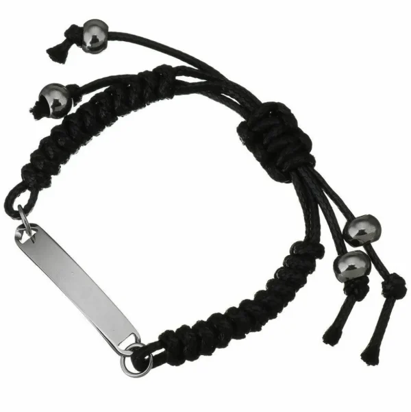 Kirurginteräksinen rannekoru, Relaxed Black Bracelet