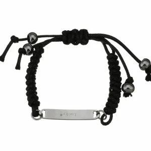 Kirurginteräksinen rannekoru, Relaxed Black Bracelet