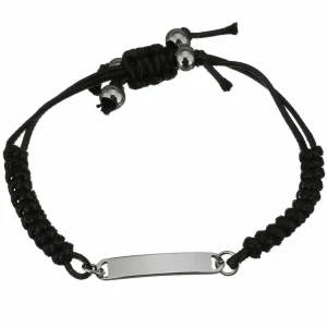 Kirurginteräksinen rannekoru, Relaxed Black Bracelet