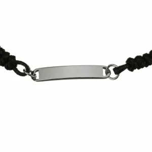Kirurginteräksinen rannekoru, Relaxed Black Bracelet