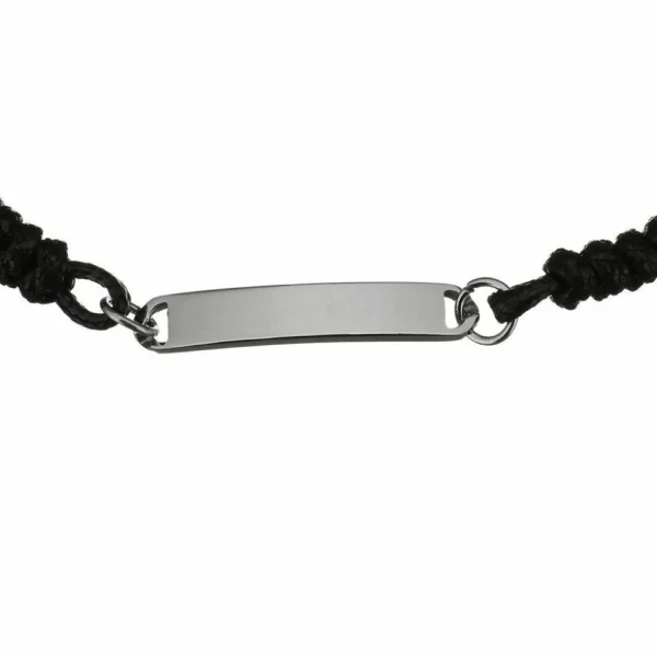 Kirurginteräksinen rannekoru, Relaxed Black Bracelet