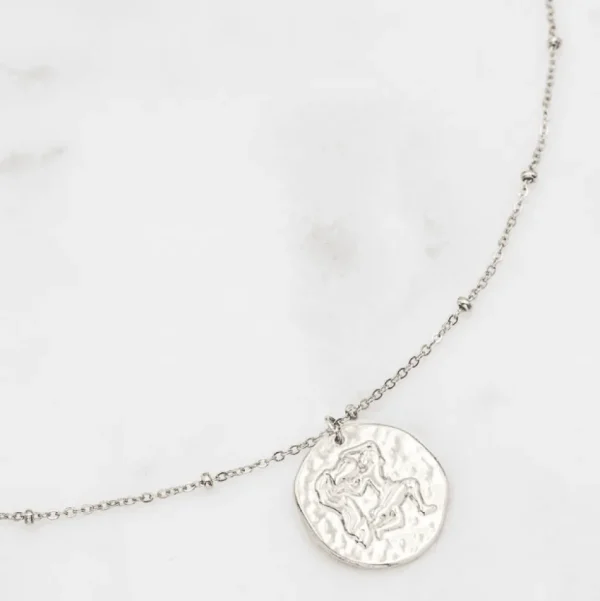 Kirurginteräskaulakoru, Astro Collection-horoskooppikoru (hopea)