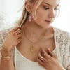 Kirurginteräskaulakoru, Boho Sun -boheemi aurinkokaulakoru (kulta)