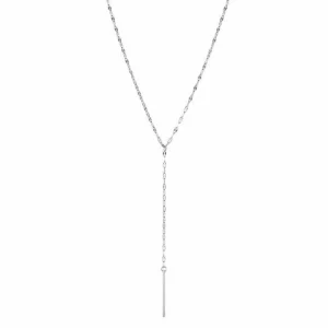 Kirurginteräskaulakoru, FRENCH RIVIERA | Y-Shaped Necklace in Silver