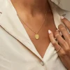 Kirurginteräskaulakoru, FRENCH RIVIERA | Oval Necklace in Gold