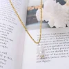 Kirurginteräskaulakoru, FRENCH RIVIERA | Allie Necklace -helmikaulakoru