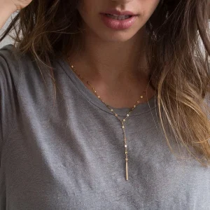 Kirurginteräskaulakoru, FRENCH RIVIERA | Y-Shaped Necklace in Silver