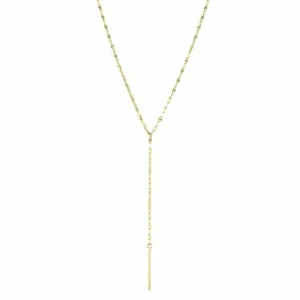 Kirurginteräskaulakoru, FRENCH RIVIERA | Y-Shaped Necklace in Gold