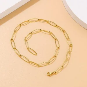Kirurginteräskaulakoru, FRENCH RIVIERA | Cherié Chain in Gold