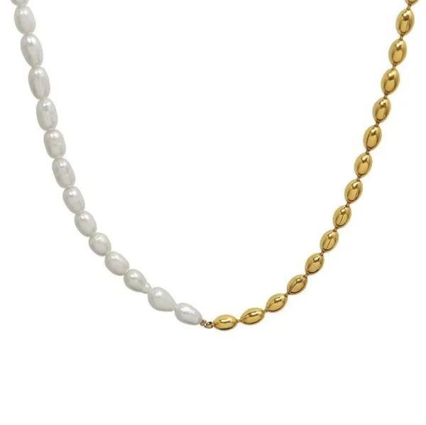 Kirurginteräskaulakoru, FRENCH RIVIERA | Zara Necklace -helmikaulakoru