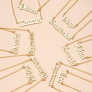 Kirurginteräskaulakoru, Horoscope -tekstikoru horoskooppimerkeille