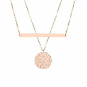 Kirurginteräskorusetti, FRENCH RIVIERA | Noemie Rosegold Necklace Set
