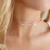 Kirurginteräskorusetti, FRENCH RIVIERA | Rosegold Choker Necklace Set
