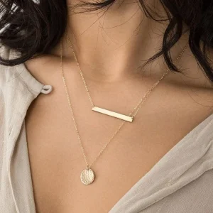 Kirurginteräskorusetti, FRENCH RIVIERA | Noemie Silver Necklace Set