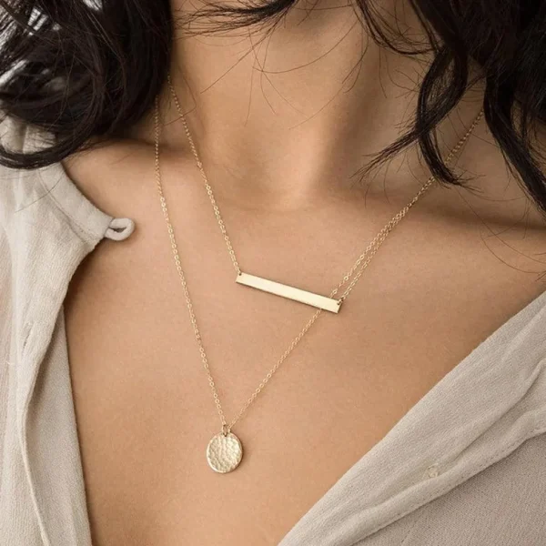 Kirurginteräskorusetti, FRENCH RIVIERA | Noemie Rosegold Necklace Set