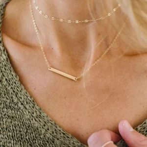 Kirurginteräskorusetti, FRENCH RIVIERA | Oceane Silver Necklace Set