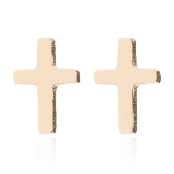 Kirurginteräsnapit, Gold Cross -kullanväriset ristinapit