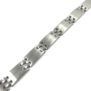 Kirurginteräsrannekoru, Classic with Line Decoration