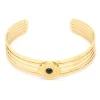 Kirurginteräsrannekoru, FRENCH RIVIERA | Wide Amelie Bracelet