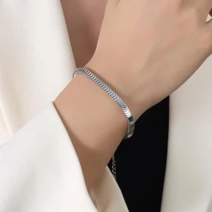 Kirurginteräsrannekoru, FRENCH RIVIERA | Lux Chain in Steel