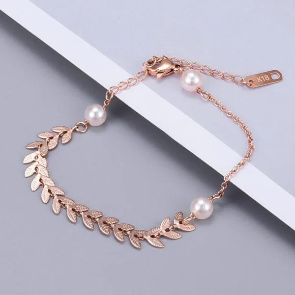 Kirurginteräsrannekoru, FRENCH RIVIERA | Goddess Chain in Rosegold