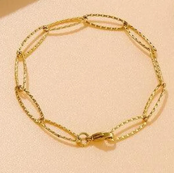 Kirurginteräsrannekoru, FRENCH RIVIERA | Cherié Chain in Gold