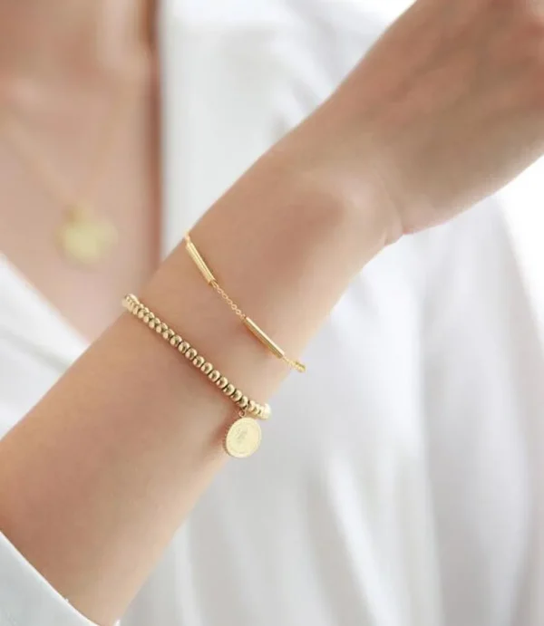 Kirurginteräsrannekoru, FRENCH RIVIERA | Naomi Chain in Gold