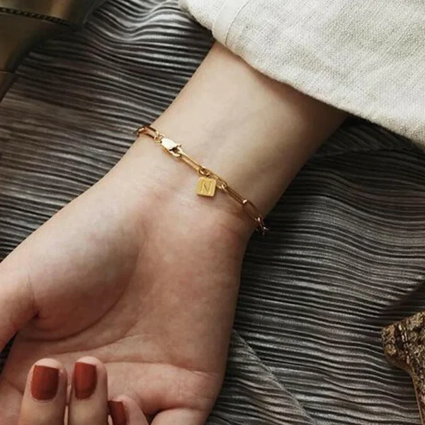 Kirurginteräsrannekoru, FRENCH RIVIERA | Norah Chain in Gold