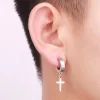 Kirurginteräsrenkaat, Stainless Steel Cross Hoops