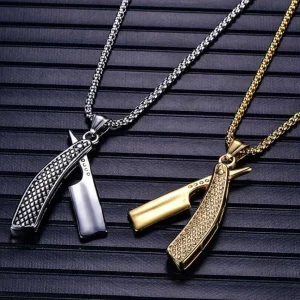 Kirurginteräsriipus, Razor Pendant