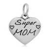 Kirurginteräsriipus, tekstikoru Super Mom