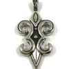Kirurginteräsriipus, XXL Royal Fleur de lis (ranskanlilja)