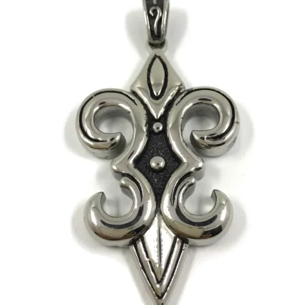 Kirurginteräsriipus, XXL Royal Fleur de lis (ranskanlilja)
