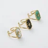 Kirurginterässormus, FRENCH RIVIERA | Oval Boho Gold Ring (3 väriä)