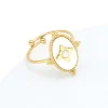Kirurginterässormus, FRENCH RIVIERA | Oval Gold Ring