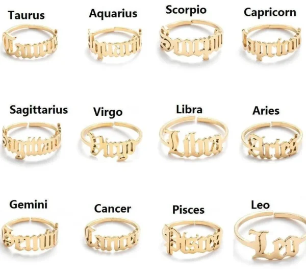 Kirurginterässormus, Horoscope -tekstikoru horoskooppimerkeille