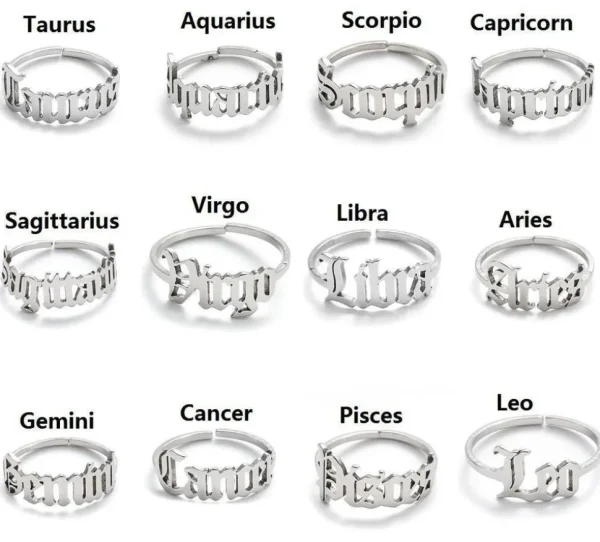 Kirurginterässormus, Horoscope -tekstikoru horoskooppimerkeille