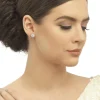 Klipsikorvakorut, ATHENA BRIDAL | Classic Earrings -kulta kristallinapit