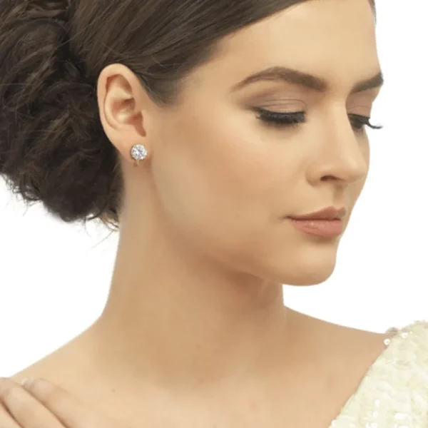 Klipsikorvakorut, ATHENA BRIDAL | Classic Earrings -kulta kristallinapit