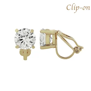 Klipsikorvakorut, ATHENA BRIDAL | Classic Earrings -kulta kristallinapit