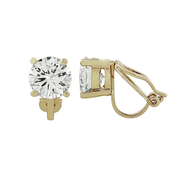 Klipsikorvakorut, ATHENA BRIDAL | Classic Earrings -kulta kristallinapit