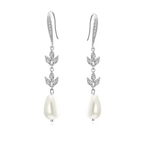 Korvakorut, ATHENA BRIDAL | Éliane -pisaranmuotoiset helmikorvakorut