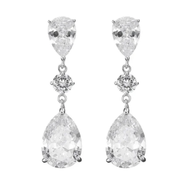 Korvakorut, ATHENA BRIDAL | Florence -kimaltavat pisarakorvakorut