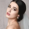 Korvakorut, ATHENA BRIDAL | Classic Pearl Earrings -helmikorvakorut
