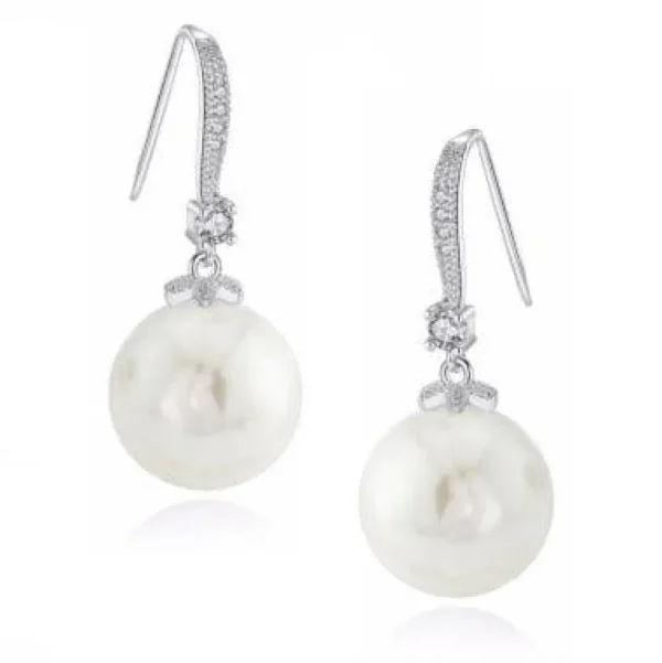 Korvakorut, ATHENA BRIDAL | Classic Pearl Earrings -helmikorvakorut