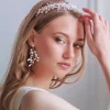 Korvakorut, ATHENA BRIDAL | Sparkle Earrings -vaaleanpunaiset kukat