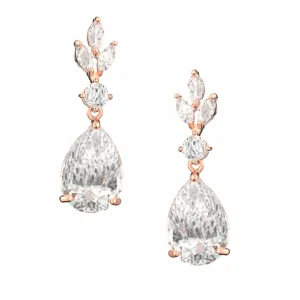 Korvakorut, ATHENA BRIDAL | Sparkle Teardrop -ruusukullanväriset pisarat